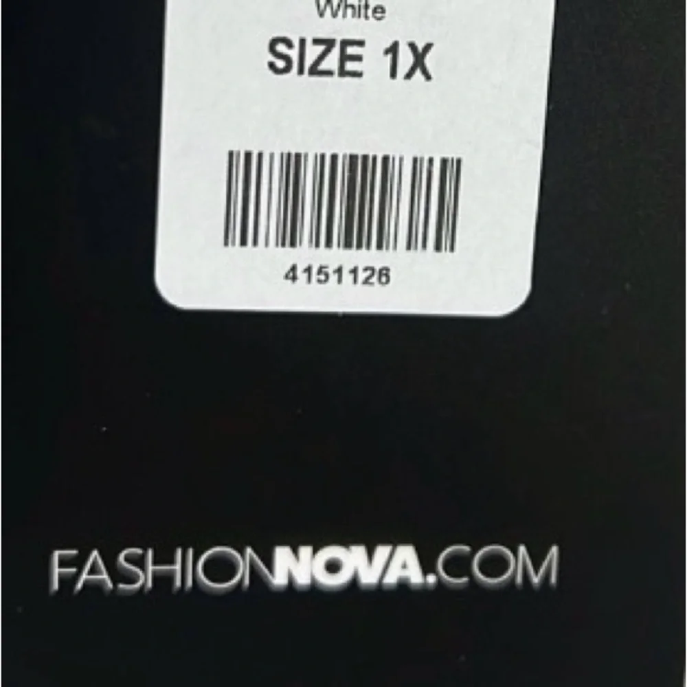 FASHION NOVA G-String Panties – White – NWOT- Women’s Plus Size 1X